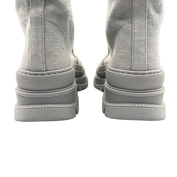 Free People Camp Out Canvas Lace Up Boots Size 39 - Picture 7 of 15